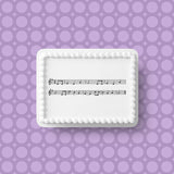 Happy Birthday To You Music Edible Icing Cake Topper or Ribbon