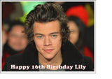 Harry Styles 02 Edible Icing Cake Topper