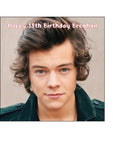 Harry Styles 04 Edible Icing Cake Topper