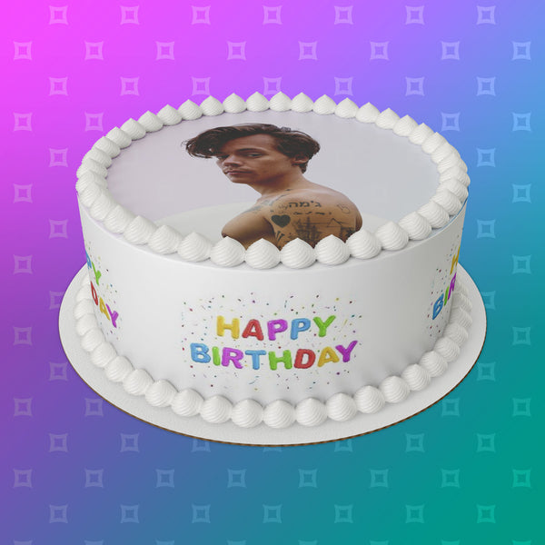 Harry Styles 07 Edible Icing Cake Topper