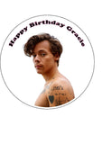Harry Styles 07 Edible Icing Cake Topper