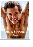 Harry Styles 08 Edible Icing Cake Topper