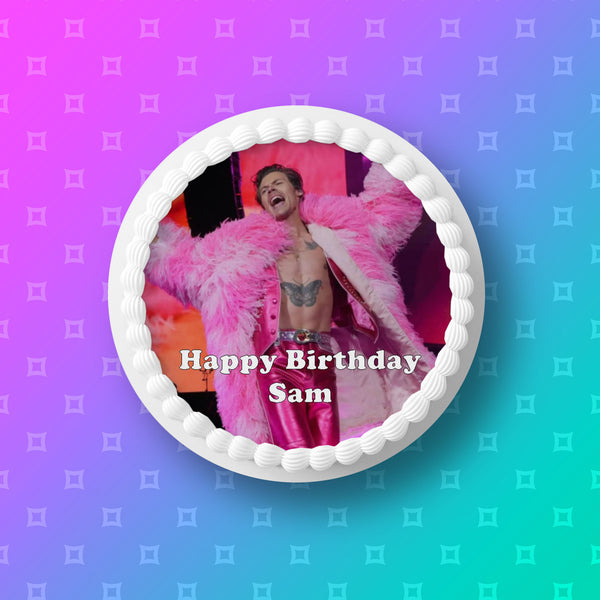 Harry Styles 05 Edible Icing Cake Topper