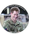 Prince Harry Edible Icing Cake Topper or Ribbon
