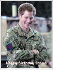 Prince Harry Edible Icing Cake Topper or Ribbon