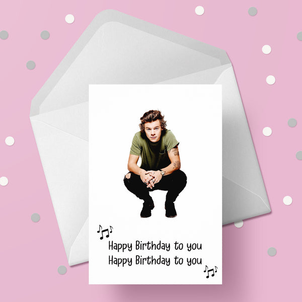 Harry Styles 06 Birthday Card