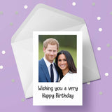 Harry & Meghan Edible Icing Cake Topper or Ribbon