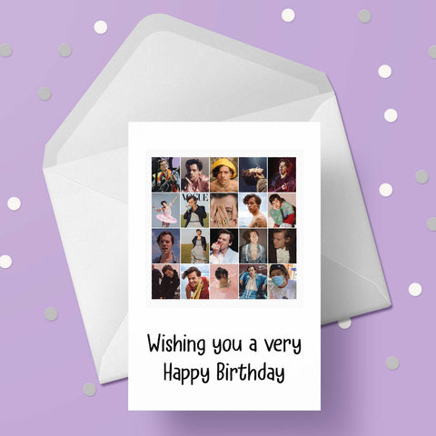 Harry Styles 09 Birthday Card