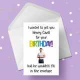 Henry Cavill 02  Edible Icing Cake Topper or Ribbon