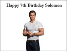 Henry Cavill 01  Edible Icing Cake Topper or Ribbon