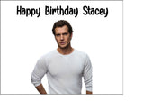 Henry Cavill 02  Edible Icing Cake Topper or Ribbon