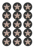 Hollywood Star Walk of Fame Edible Icing Cake Topper