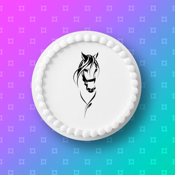 Horse 01 Edible Icing Cake Topper