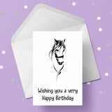 Horse 01 Birthday Card