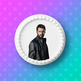 Hugh Jackman Edible Icing Cake Topper or Ribbon