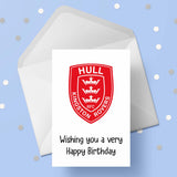 Any Rugby Badge Birthday Card