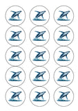 Humpback Whale 01 Edible Icing Cake Topper or Ribbon