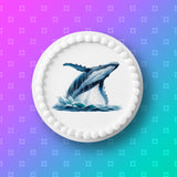 Humpback Whale 01 Edible Icing Cake Topper or Ribbon