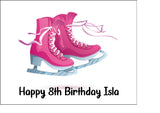 Ice Skates 02 Edible Icing Cake Topper