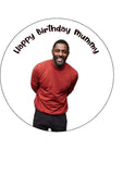 Idris Elba Edible Icing Cake Topper or Ribbon