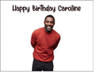 Idris Elba Edible Icing Cake Topper or Ribbon