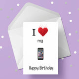 iPhone Edible Icing Cake Topper - Black