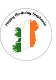 Ireland / Irish 02 Edible Icing Cake Topper or Ribbon