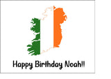 Ireland / Irish 02 Edible Icing Cake Topper or Ribbon