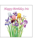 Iris / Irises Flowers Edible Icing Cake Topper