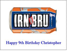 Irn Bru Can Edible Icing Cake Topper
