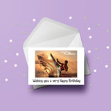 Jean Claude Van Damme Birthday Card