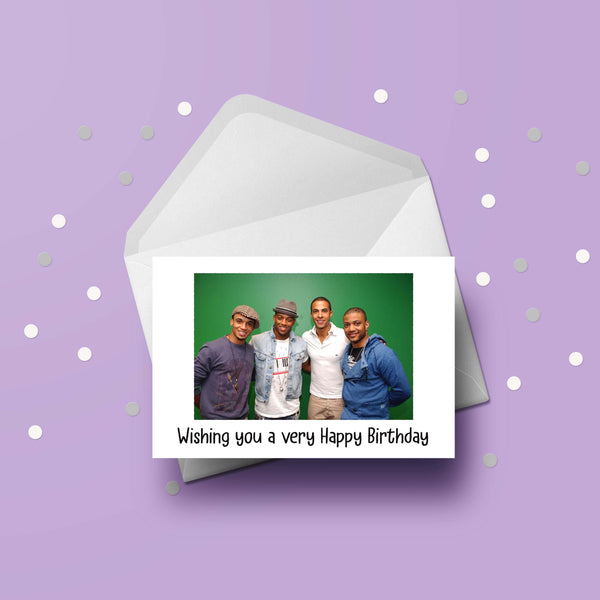 JLS 01 Birthday Card
