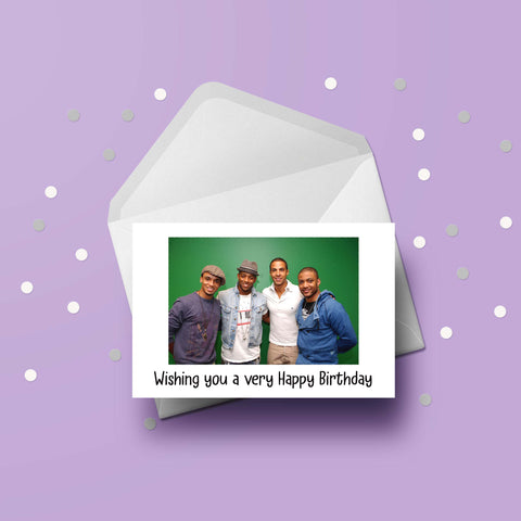 JLS 01 Birthday Card