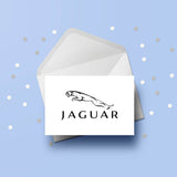 Jaguar Logo Edible Icing Cake Topper or Ribbon