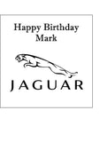 Jaguar Logo Edible Icing Cake Topper or Ribbon