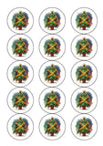 Jamaican Christmas Cake Topper 01