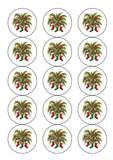 Jamaican Christmas Cake Topper 02
