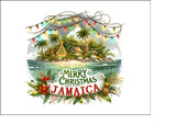 Jamaican Christmas Cake Topper 04