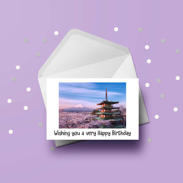 Japan / Japanese Theme Birthday Card 02
