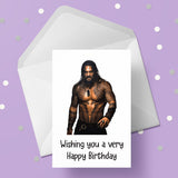 Jason Momoa 03  Edible Icing Cake Topper or Ribbon