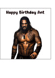 Jason Momoa 03  Edible Icing Cake Topper or Ribbon