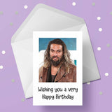 Jason Momoa 01  Edible Icing Cake Topper or Ribbon