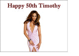 Jennifer Lopez 02 Edible Icing Cake Topper