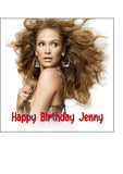 Jennifer Lopez 03 Edible Icing Cake Topper