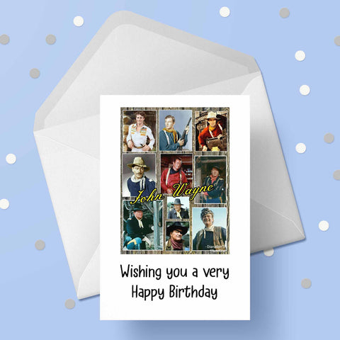 John Wayne 03 Birthday Card