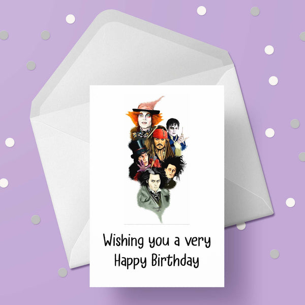 Johnny Depp 02 Birthday Card