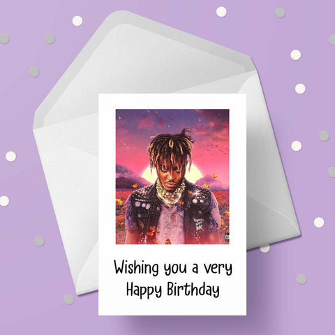 Juice Wrld Birthday Card