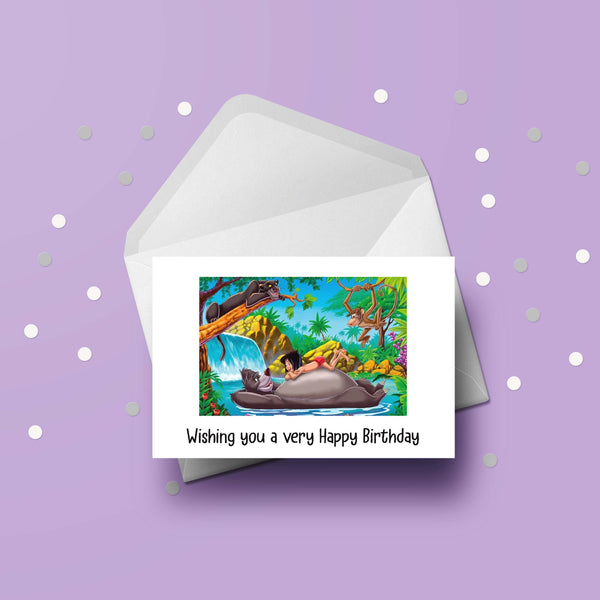 Jungle Book 01 Birthday Card