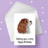 Cavalier King Charles 01 Edible Icing Cake Topper or Ribbon