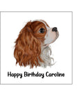 Cavalier King Charles 01 Edible Icing Cake Topper or Ribbon